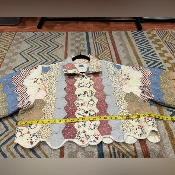 Handmade Patchwork Quilt Jacket - Picture 8 of 12